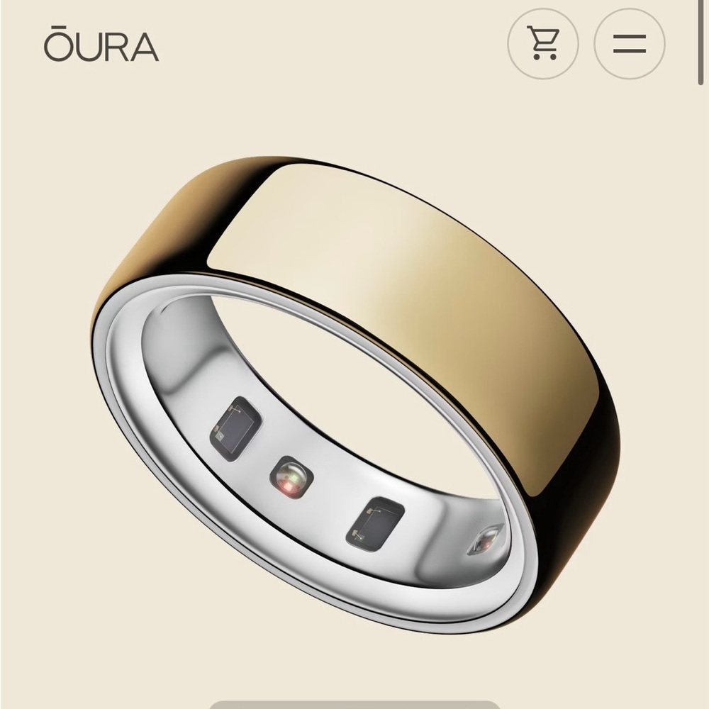 Brand new in box Oura Smart Ring in Gold Size 7